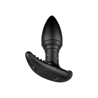 Nexus - B-Stroker - Masserende Buttplug met Strelende Nopjes voor Perineum - Zwart