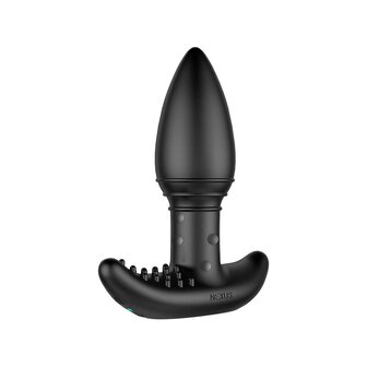 Nexus - B-Stroker - Masserende Buttplug met Strelende Nopjes voor Perineum - Zwart