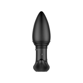 Nexus - B-Stroker - Masserende Buttplug met Strelende Nopjes voor Perineum - Zwart