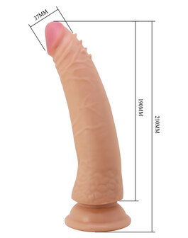 Pretty Love - Kable - Sliding Skin Realistische Dildo - 21 cm - Lichte Huidskleur