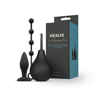 Nexus - Anal Beginner Kit met Kleine Anaalspeeltjes - Zwart