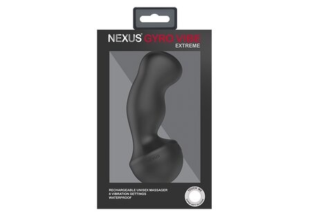 Nexus - Gyro Vibe Extreme - Vibrerende Dildo - Zwart