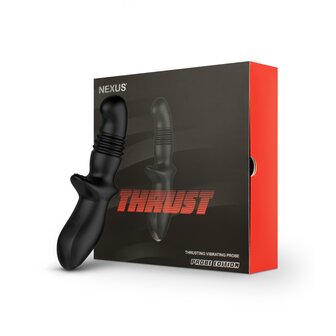 Nexus - Thrust Probe Edition - Stotende Anaal Vibrator met Handvat - Zwart