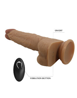 Pretty Love - Jonathan - Stotende Vibrator die levensecht aanvoelt - Medium Huidskleur