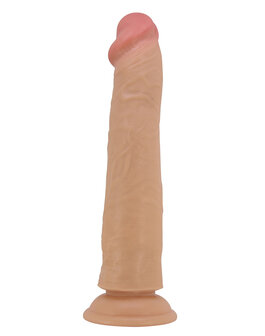 Pretty Love - Sharife - Sliding Skin Realistische Dildo 25,4 cm - Lichte Huidskleur