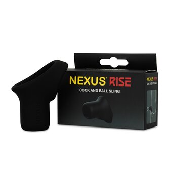 Nexus - Rise - Cock &amp; Ball Houder - Zwart