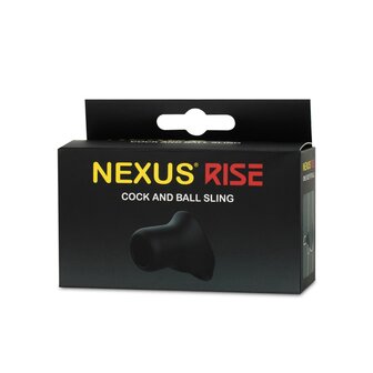 Nexus - Rise - Cock &amp; Ball Houder - Zwart