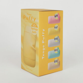 Tenga - Puffy Masturbator - Custard Yellow