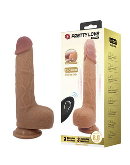 Pretty Love - Tommy - Stotende Vibrator die levensecht aanvoelt - Medium Huidskleur