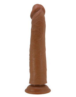 Pretty Love - Sharife - Sliding Skin Realistische Dildo - 25,4 cm - Bruin