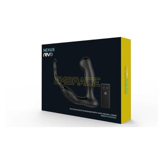 Nexus - Revo Embrace - Roterende Prostaat Massager - Zwart