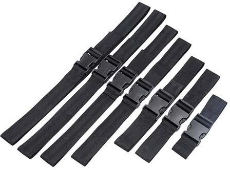 Master Series Subdued 7-Delige Bondageriemen Set - Full Body Restraint Set