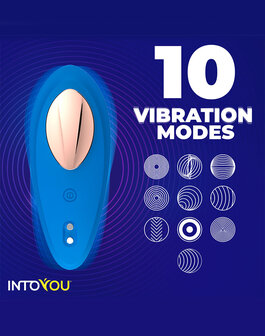 Intoyou - Panty Vibrator - Vibrerend Slipje - Met App Control - Blauw