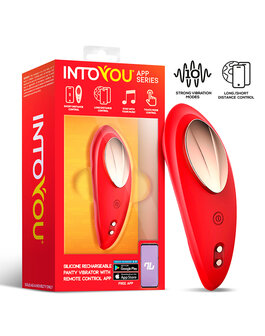 Intoyou - Panty Vibrator - Vibrerend Slipje - Met App Control - Rood