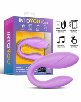 Intoyou - Partner Vibrator met App Control - Lila