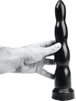 Domestic Partner - Anaal Dildo - Butt Navigator 30 cm - Vinyl - Zwart