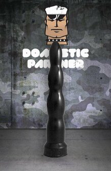 Domestic Partner - Anaal Dildo - Butt Navigator 30 cm - Vinyl - Zwart