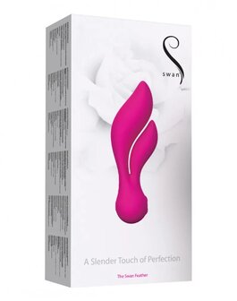 Swan Feather &ndash; Ultieme Vibrator voor Dubbele Stimulatie