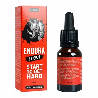 Endura Cobra Cumin Oil - Start to Get Hard - Betere Erecties