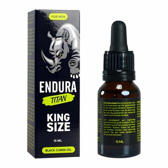 Endura Titan Cumin Oil - King Size - Grotere Erecties