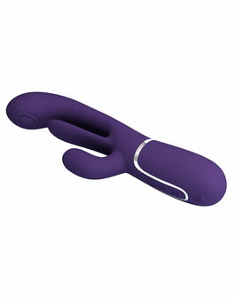 Pretty Love - Shania - Kloppende Rabbit Vibrator - Paars