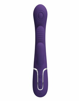 Pretty Love - Shania - Kloppende Rabbit Vibrator - Paars