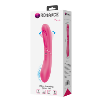 Pretty Love - Romance Lexie - Vibrator met Wiebelend Tongetje - Roze