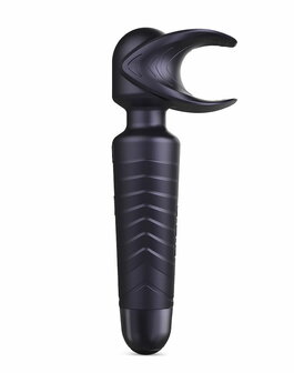 ManWan - Man.Wand EVO - Oplaadbare Masturbator &egrave;n Wand Vibrator - Black Plum