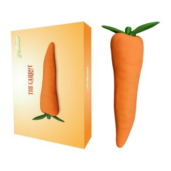 Gem&uuml;se - The Carrot - Vibrerende Groente Vibrator - 10 snelheden