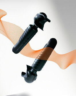 ManWan - Man.Wand EVO - Oplaadbare Masturbator &egrave;n Wand Vibrator - Dennengrijs