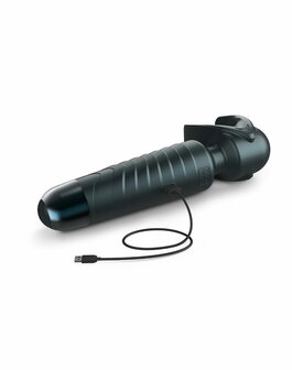 ManWan - Man.Wand EVO - Oplaadbare Masturbator &egrave;n Wand Vibrator - Dennengrijs