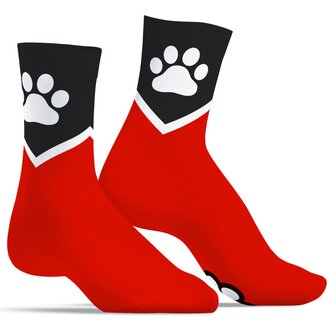 SneakXX - Sneaker Sokken PAW - Rood