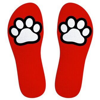 SneakXX - Sneaker Sokken PAW - Rood