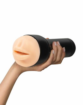 Kiiroo - Powerblow en Feel Mouth Stroker Set - Zwart