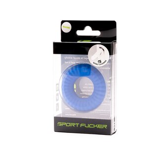 Sport Fucker - Nitro Ring - Siliconen Cockring of Ball Stretcher - Blauw