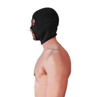 Brutus - Neoprene Face Fucker Hood  - Met Oogopeningen - Zwart