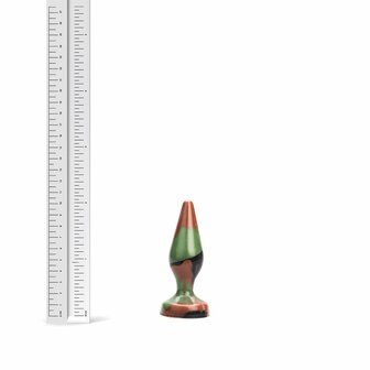 Kiotos Revolt - Buttplug  Fantasie - Green Army - Nr. 24 - Small - 10,5 x 3,5 cm