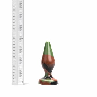 Kiotos Revolt - Buttplug Fantasie - Green Army - Nr. 24 - Medium - 14,5 x 4,5 cm