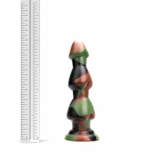 Kiotos Revolt - Dildo Fantasie - Green Army - Nr. 29 - Small - 20,5 x 5,5 cm