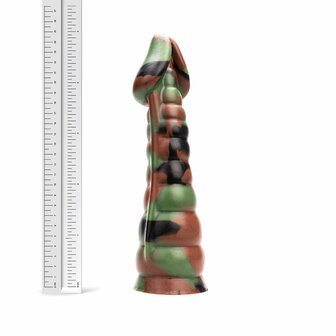 Kiotos Revolt - Dildo Fantasie - Green Army - Nr. 16 - 21,5 x 6 cm