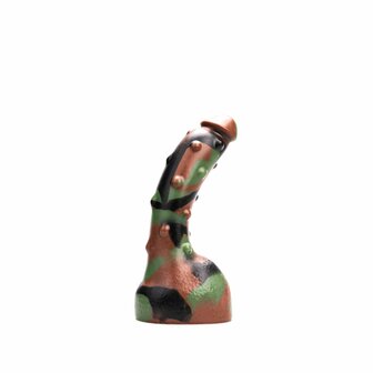 Kiotos Revolt - Dildo Fantasie - Green Army - Nr. 18 - Medium - 19 x 4,5 cm