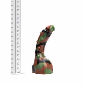 Kiotos Revolt - Dildo Fantasie - Green Army - Nr. 18 - Medium - 19 x 4,5 cm