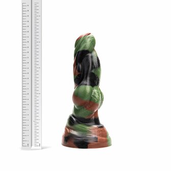 Kiotos Revolt - Dildo Fantasie - Green Army - Nr. 09 - Medium - 22 x 8 cm