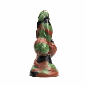 Kiotos Revolt - Dildo Fantasie - Green Army - Nr. 09 - Large - 25 x 9,5 cm