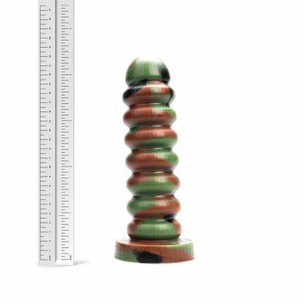 Kiotos Revolt - Dildo Fantasie - Green Army - Nr. 11 - 21,5 x 6 cm