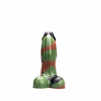 Kiotos Revolt - Dildo Fantasie - Green Army - 08 - Medium - 18,5 x 5,5 cm