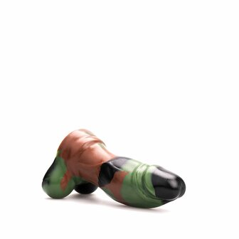 Kiotos Revolt - Dildo Fantasie - Green Army - 08 - Medium - 18,5 x 5,5 cm