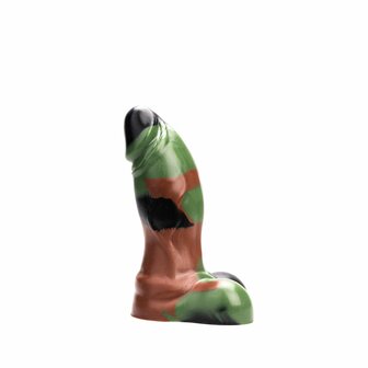 Kiotos Revolt - Dildo Fantasie - Green Army - 08 - Medium - 18,5 x 5,5 cm