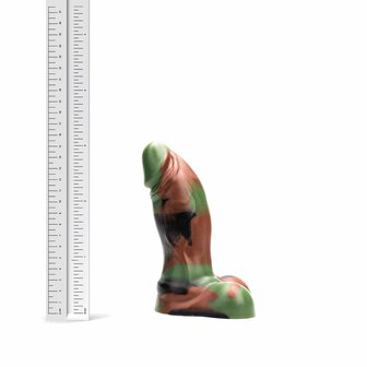 Kiotos Revolt - Dildo Fantasie - Green Army - Nr. 08 - Small - 16 x 5 cm