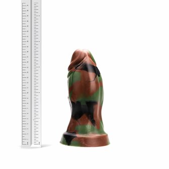 Kiotos Revolt - Dildo Fantasie - Green Army - 07 - Medium - 18,5 x 6,5 cm